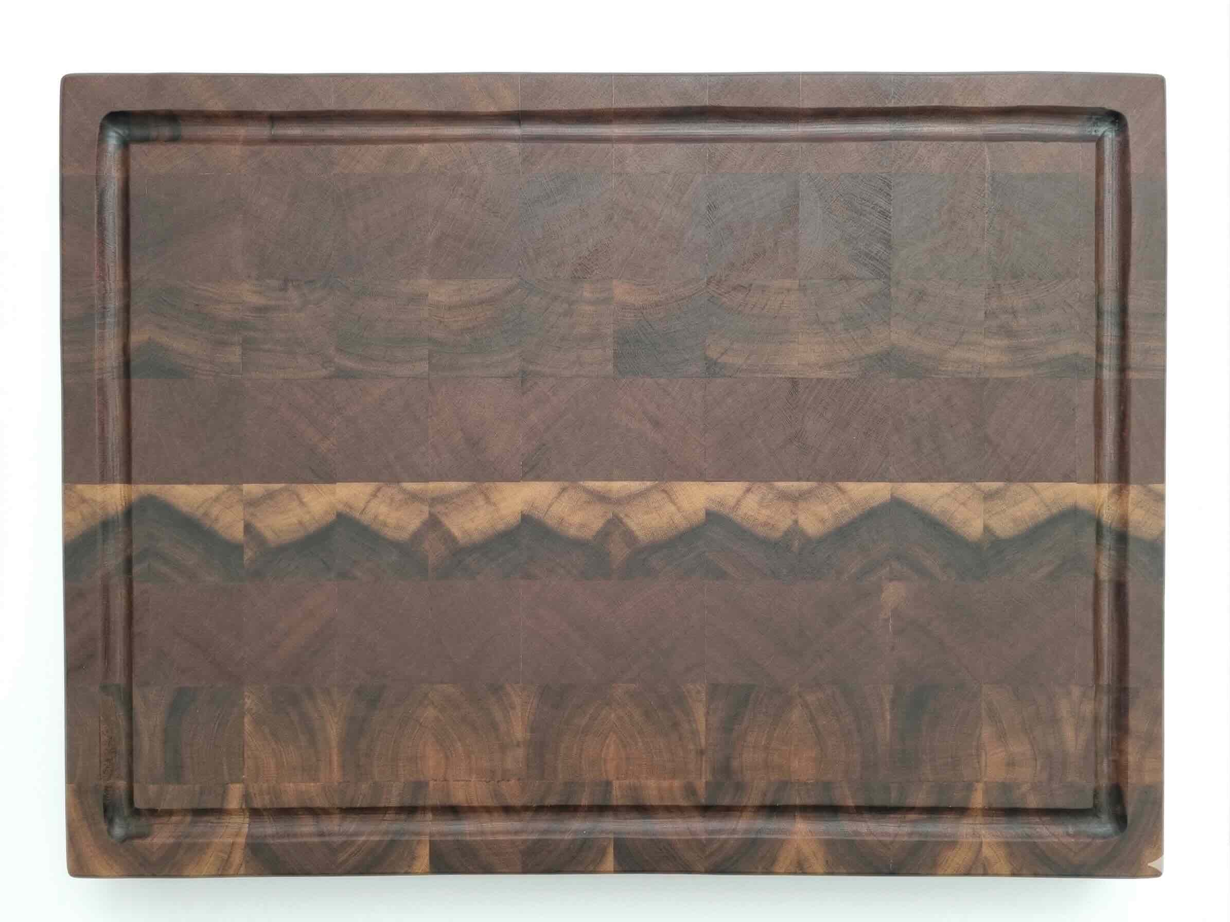 Duo butcher's block - Blackwood and sapele mahogany